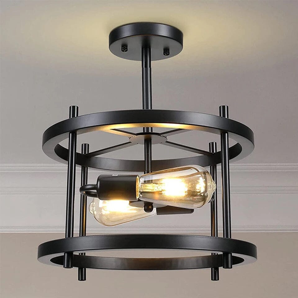 Retro industriële windlamp