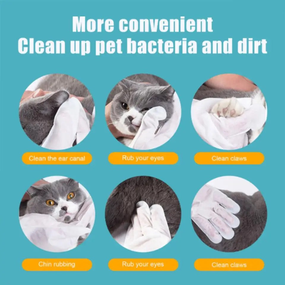 Pet Glove Wipes