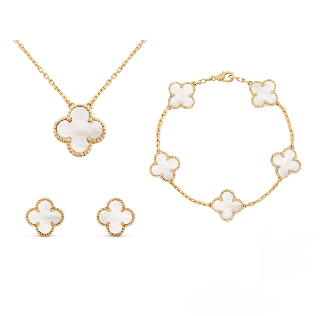 Stella four-leaf clover bracelet 3-IN-1 Set