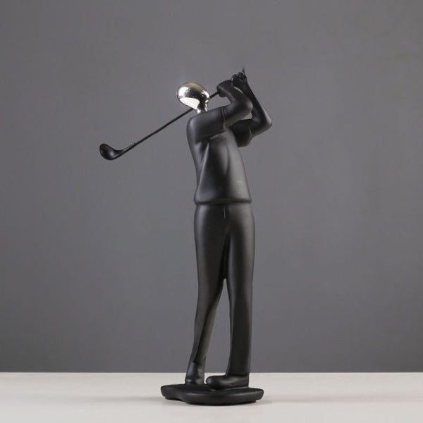 Statuette sportive moderne realizzate a mano: eleganti sculture in resina per l'arredamento di casa e ufficio