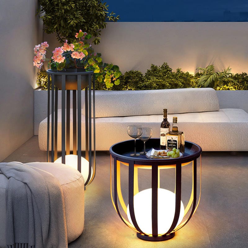 Solar Flower Stand Light - Elegante buitenverlichting op zonne-energie, weerbestendig tuindecor