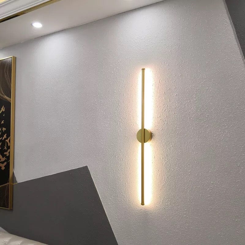 Golden Tube Wall light