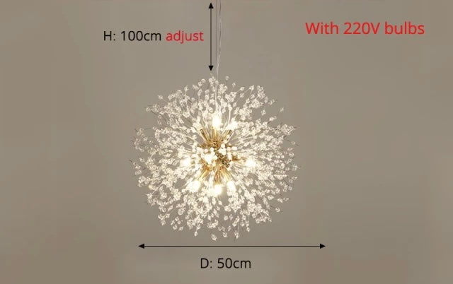 Modern Dandelion Pendant Light