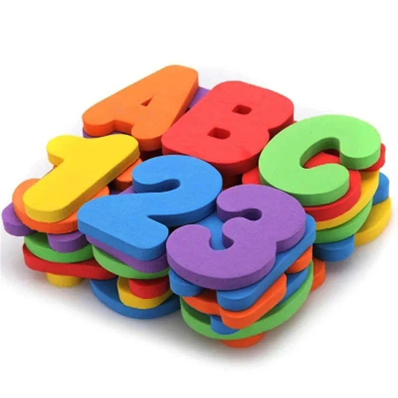 Bath Learning™ - Bath letters and numbers - educational bath time