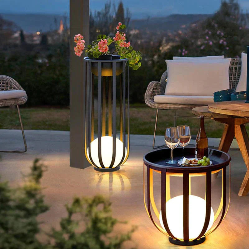 Solar Flower Stand Light - Elegante buitenverlichting op zonne-energie, weerbestendig tuindecor