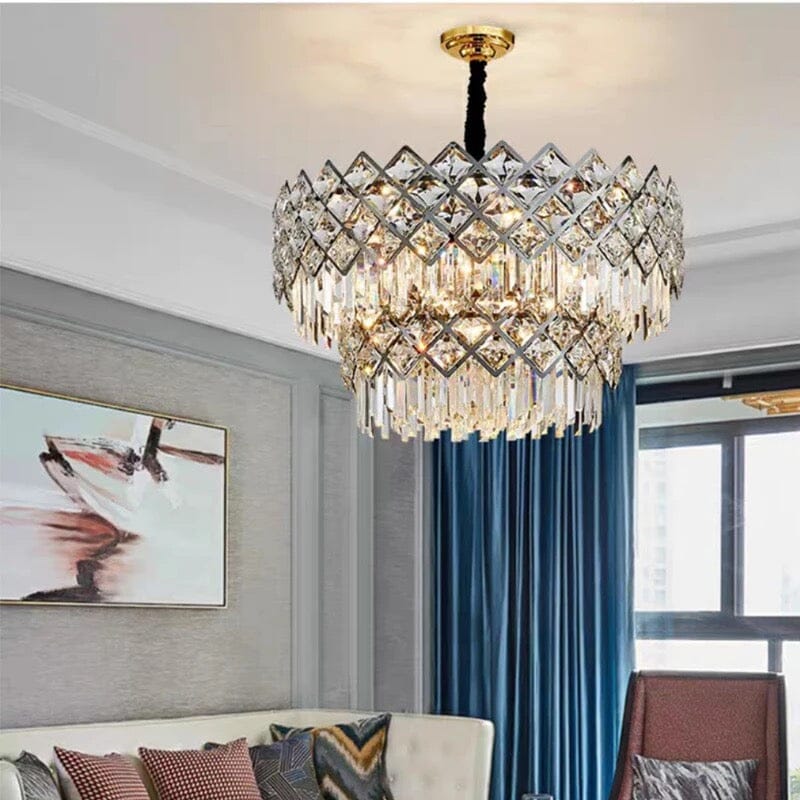 Opulent Crystal Chandelier