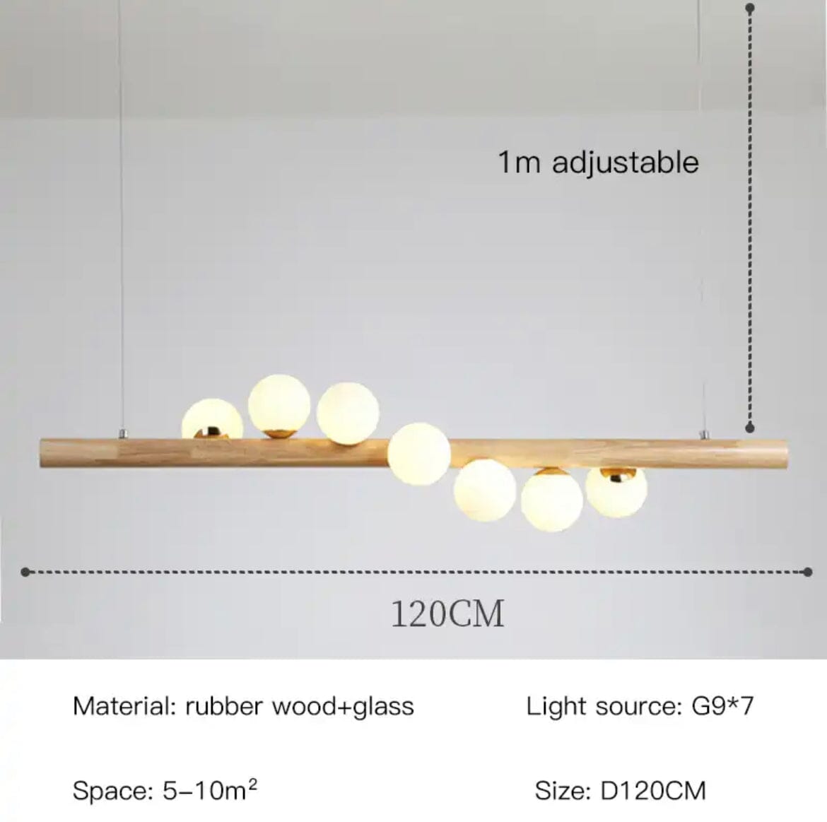 Trekspiral LED-pendellampe