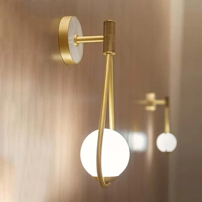 Golden Droplet Lamp