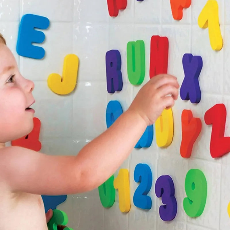 Bath Learning™ - Bath letters and numbers - educational bath time