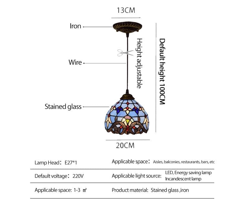 Vrimlo Stained glass lights