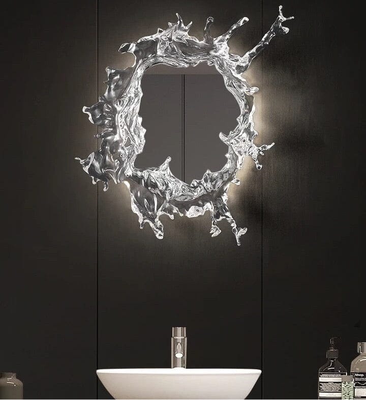 Water Splash LED Spiegel