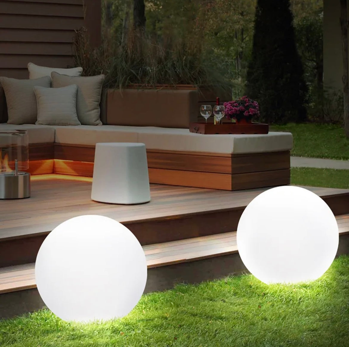 Buiten LED-tuinballamp