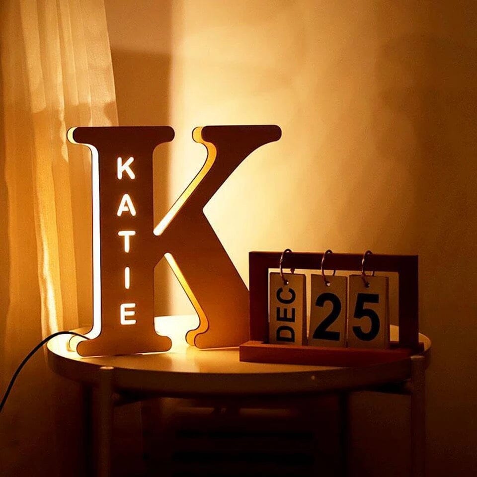 Alphabet LED Wall Lamp