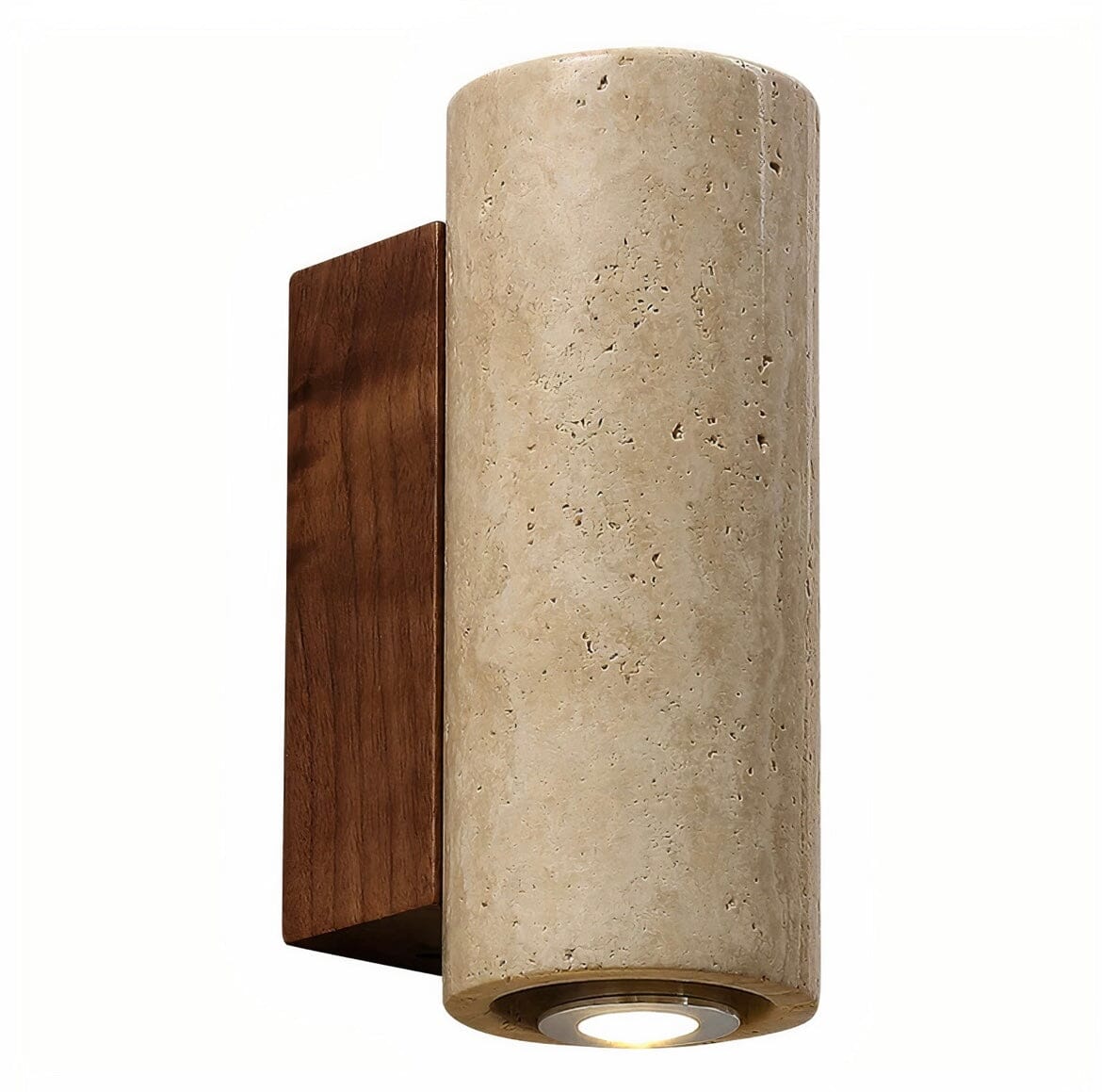 Ebony Travertine Wall Light