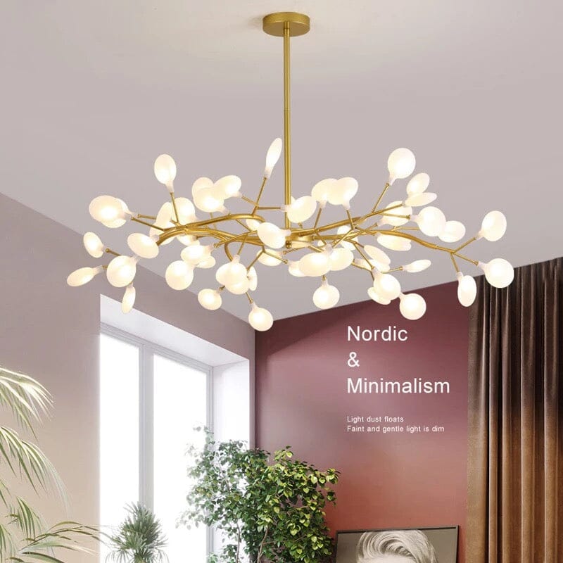 Golden Tree Chandelier