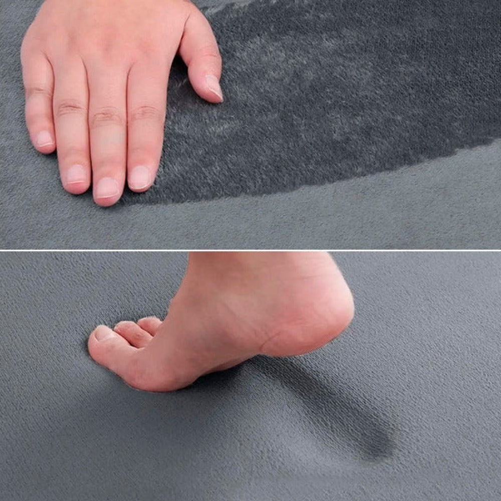 Tapis de bain en mousse à mémoire de forme luxueux