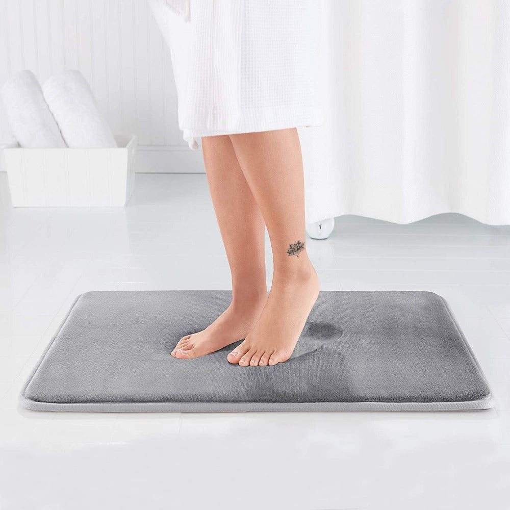 Tapis de bain en mousse à mémoire de forme luxueux