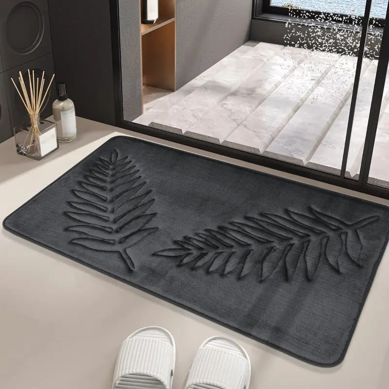 Ensemble de tapis de bain Lush Leaf Comfort - 2 pièces