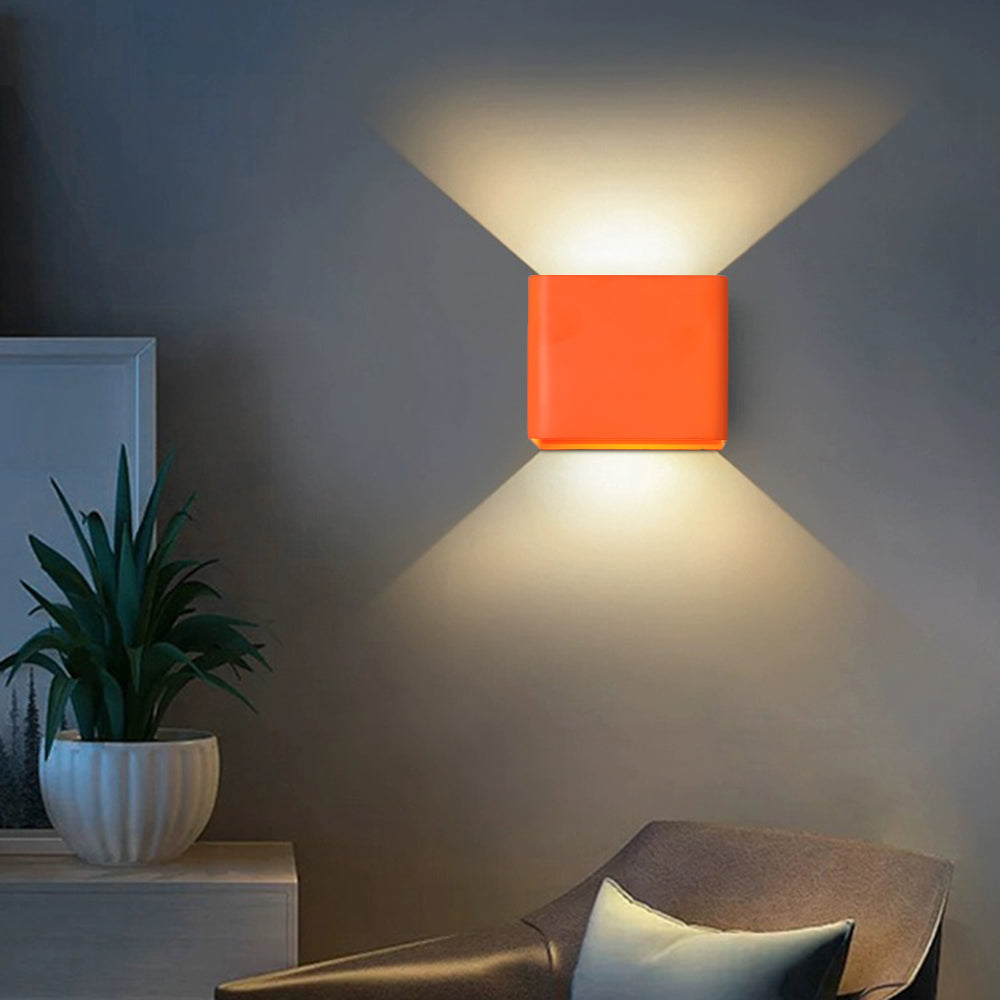 Moderne quadratische Wandlampe Orr