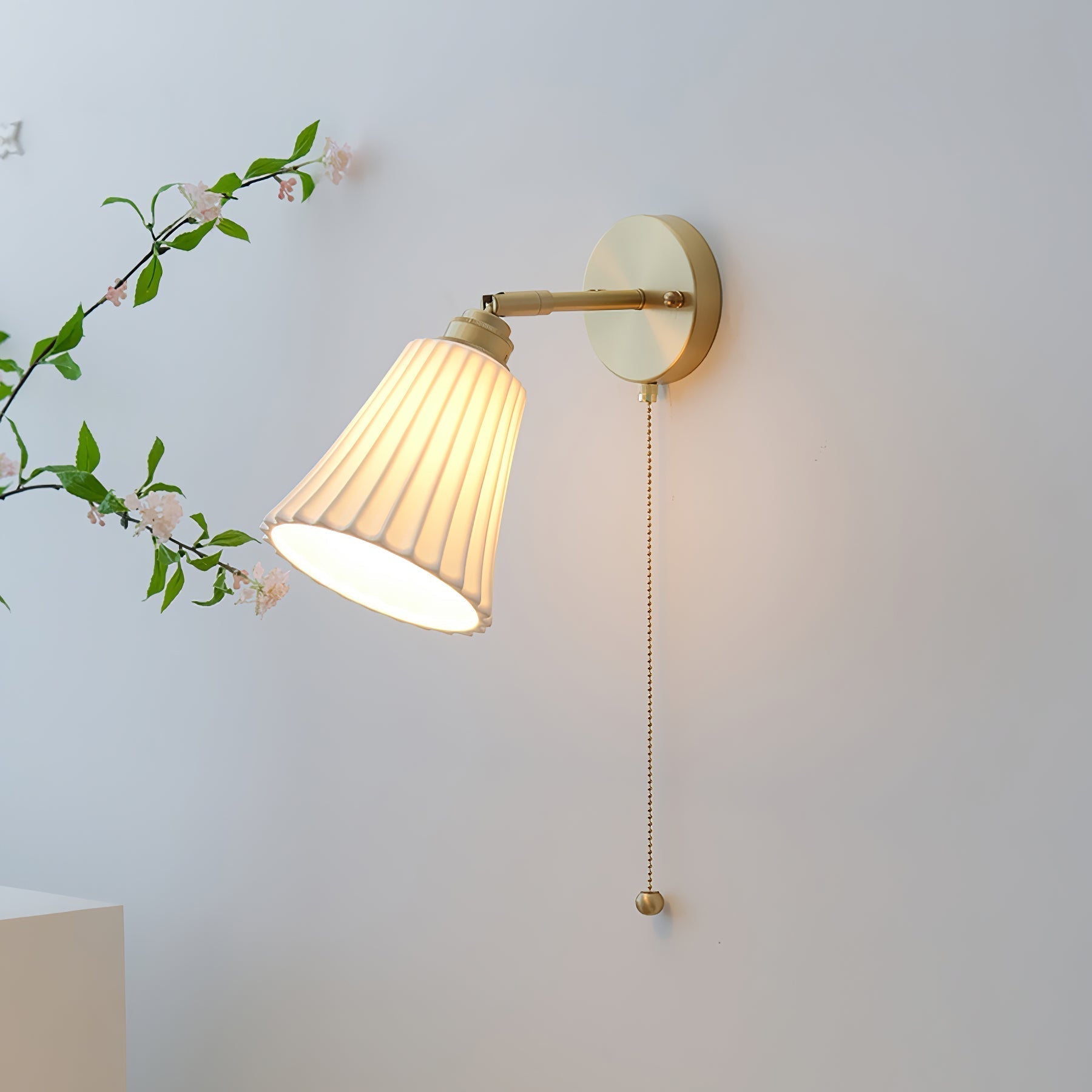 Lampa ścienna ceramiczna Ivy