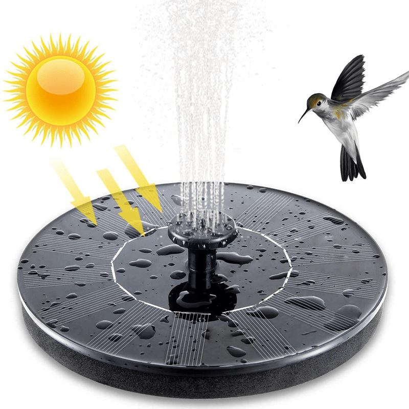 Fuente solar LED multicolor