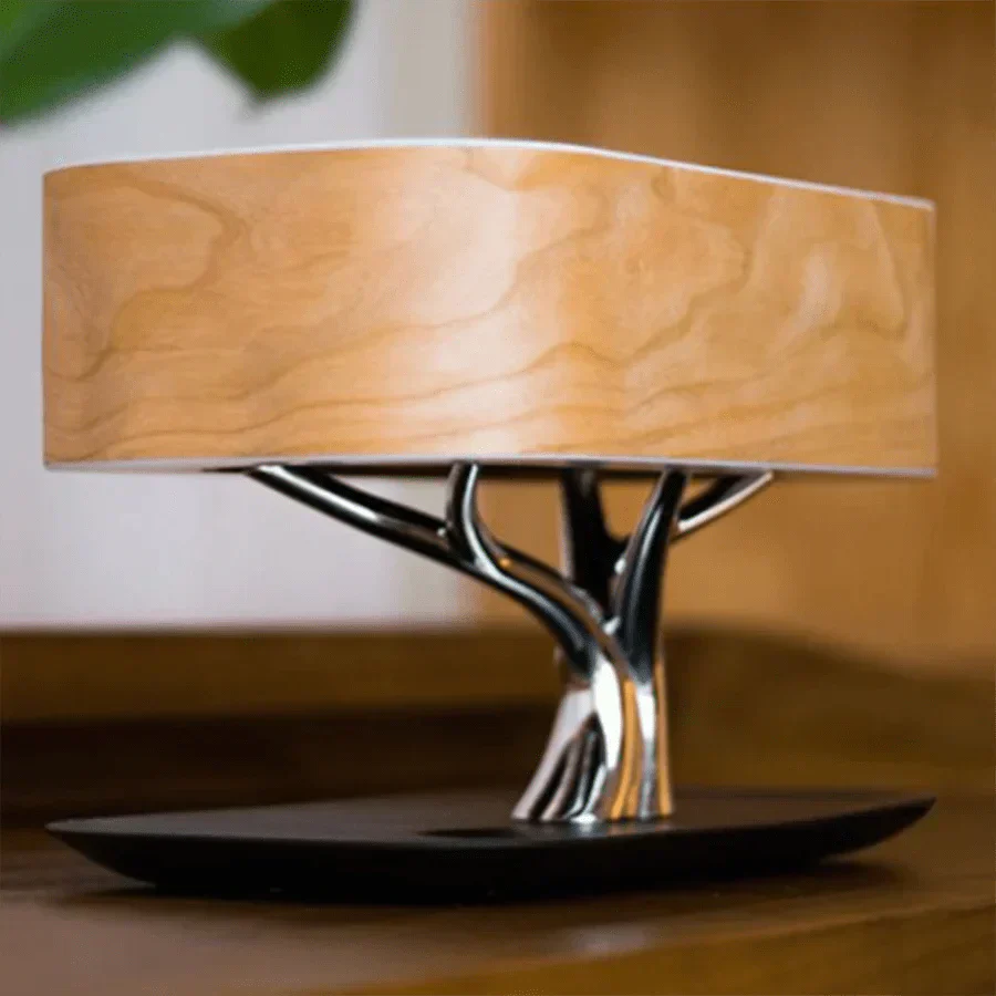 Lampe de chevet sophistiquée avec haut-parleur et chargeur