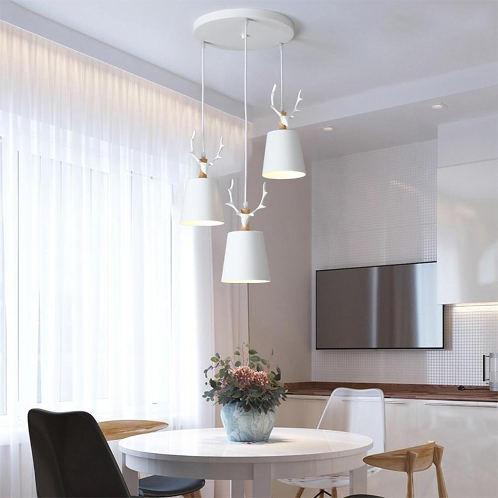 NatureLuxe – candeeiro suspenso LED com design de chifres de veado