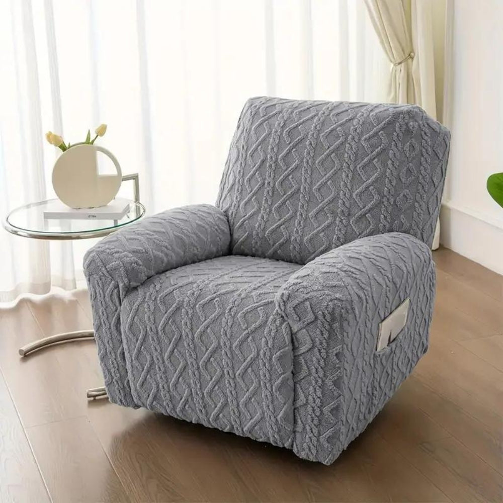 Housse de canapé inclinable en stretch Jacquard