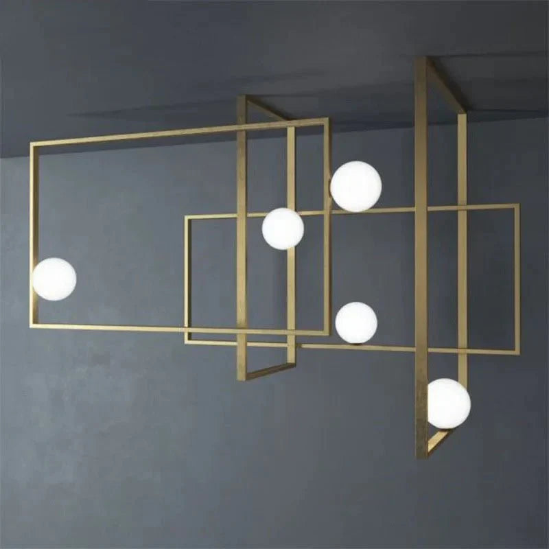 Lampa sufitowa Juul Glass Brass