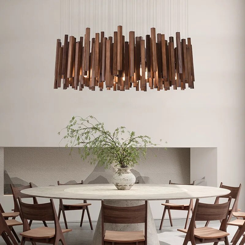 Blossom Wooden Ceiling Lamp