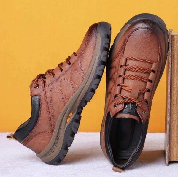 ARCO | ZAPATOS CASUALES DE CUERO HECHOS A MANO PARA HOMBRE