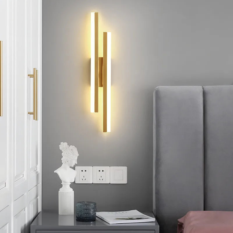 Lumină de perete LED modernă – Linie curată, design minimalist