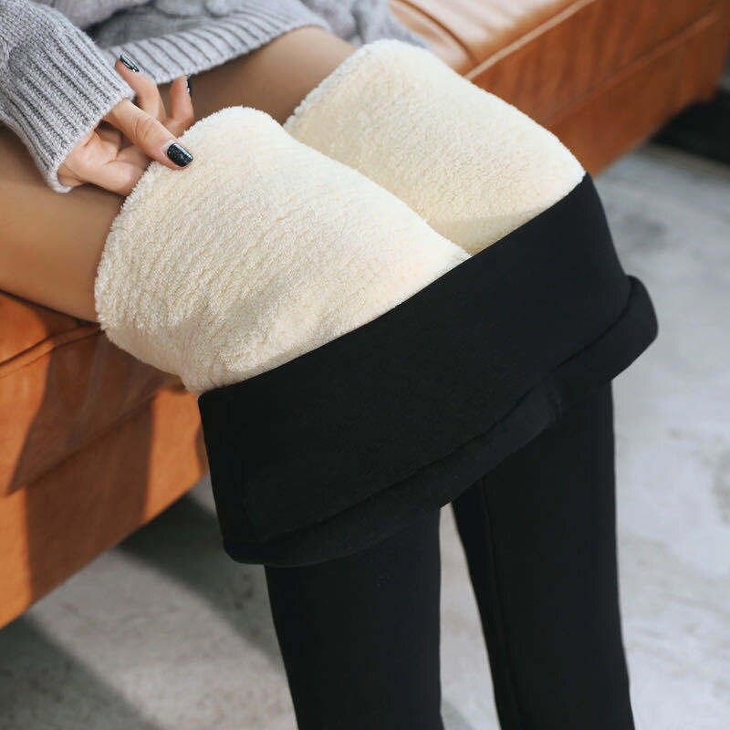 Fashion - Ultra-soft lined cashmere leggings