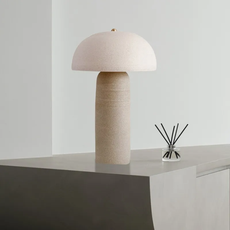 Porter Mushroom antikk bordlampe