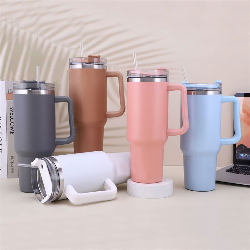 Insulated cup 40 oz: cold or hot drinks all day long