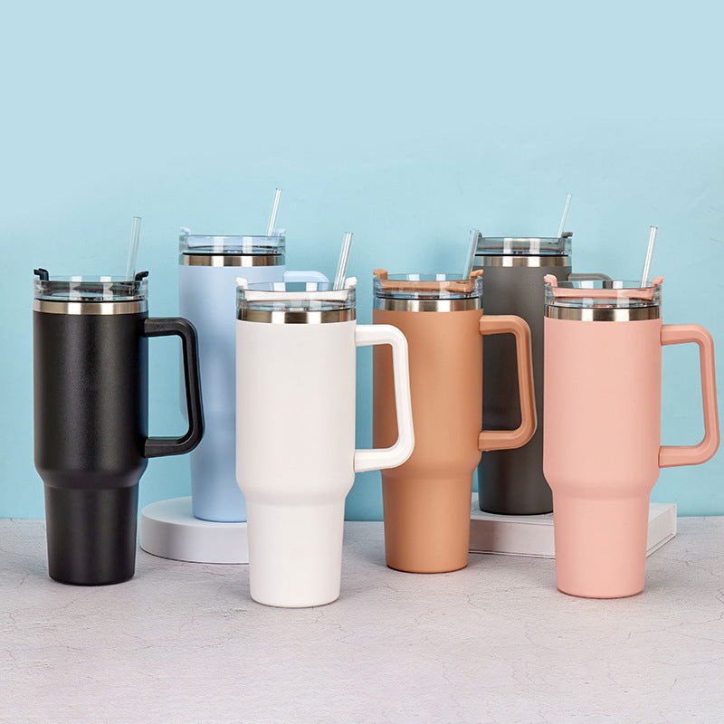 Insulated cup 40 oz: cold or hot drinks all day long