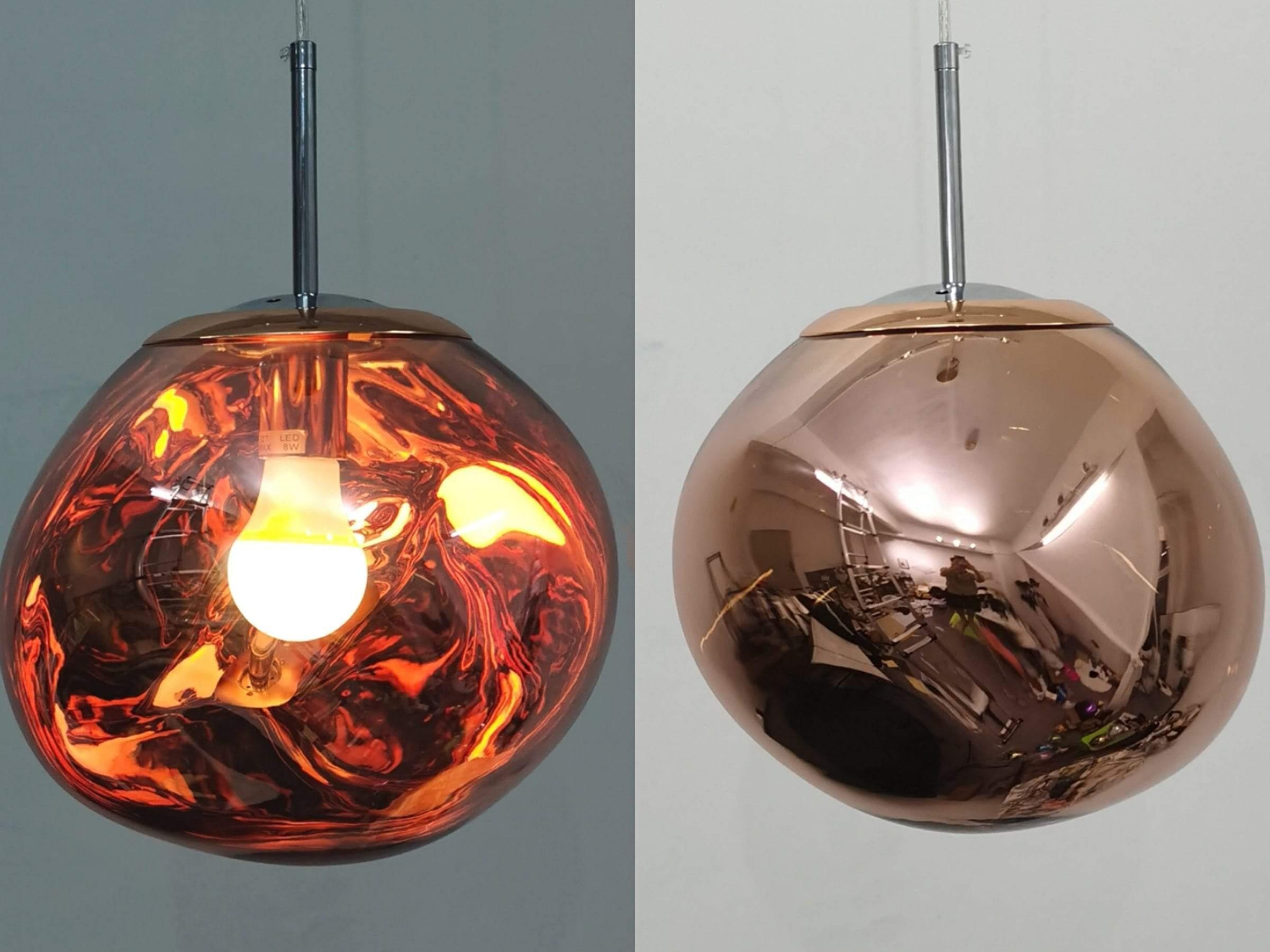 Lustro Wisząca Lampa Lava Ball