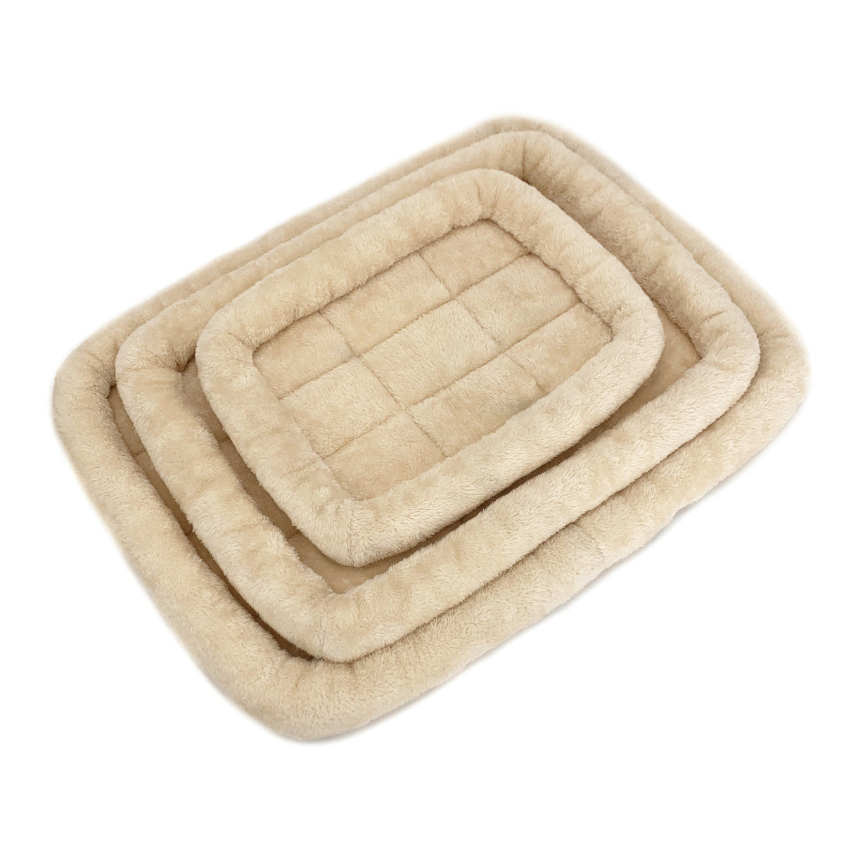 Royal Retreat: Luxurious Cotton Pet Bed for Cats & Dogs