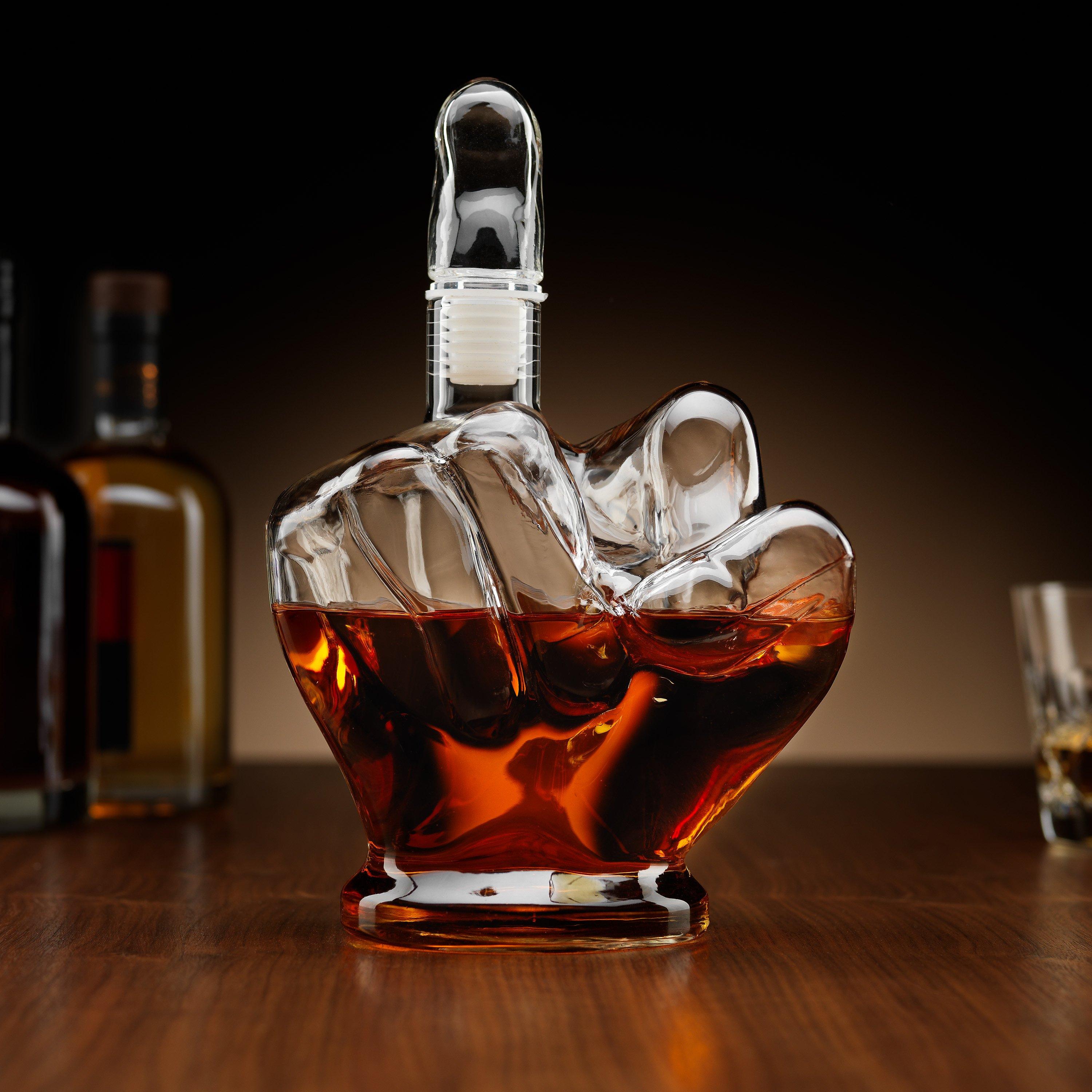 Vrimlo® Decanter With A Bad Attitude