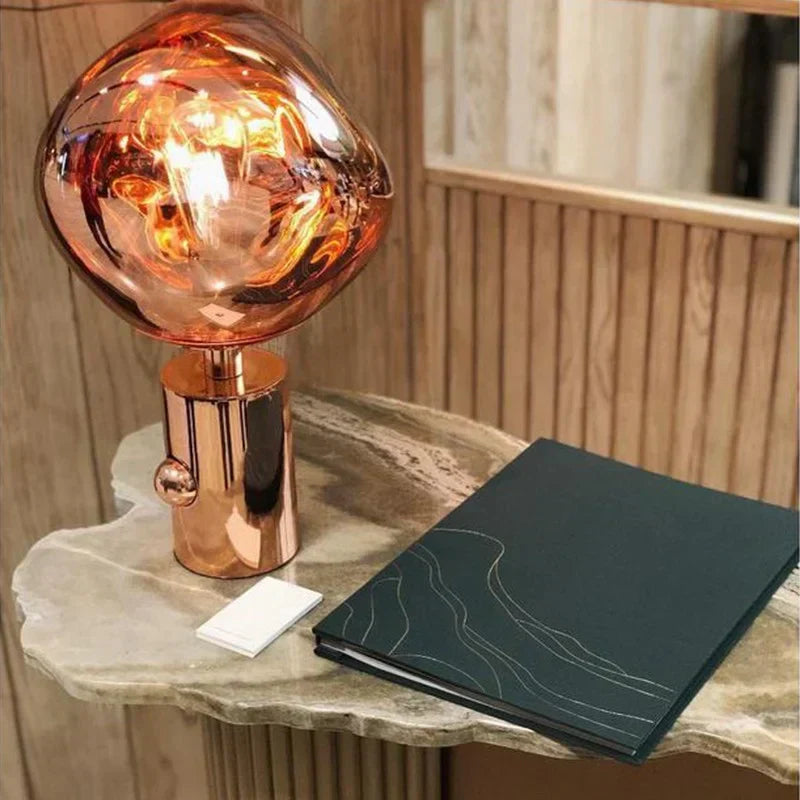 Lampe de table fondre