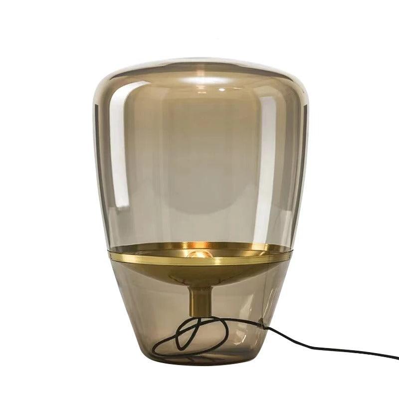 Glass Table Lamp for Living Room - Elegant Interior Lighting