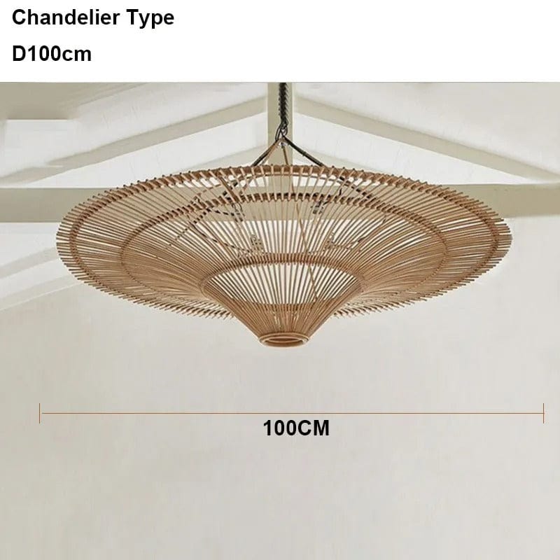 Candelabro de Rattan Kairo