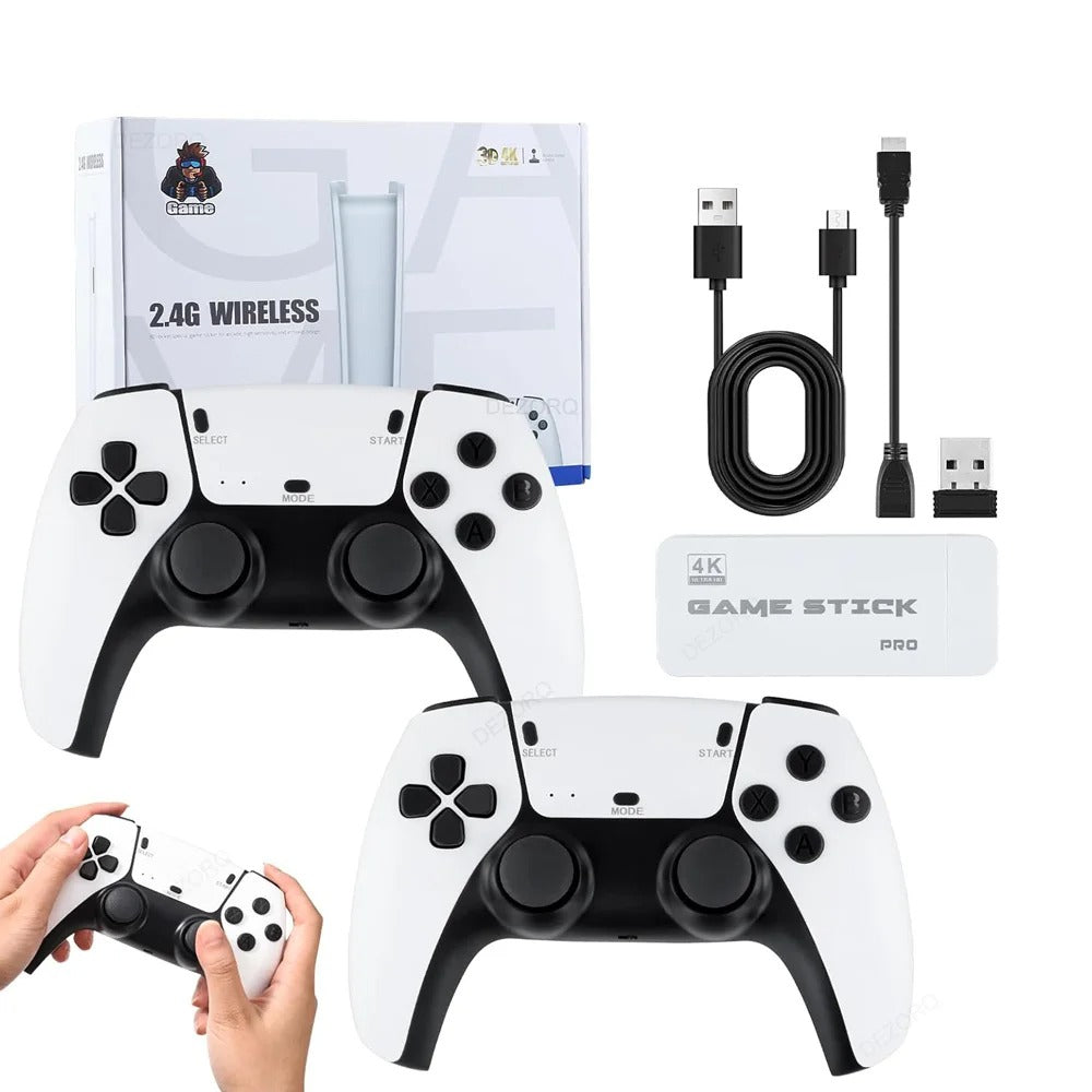 Game Stick™ 4k PRO + 2 controlere PS5