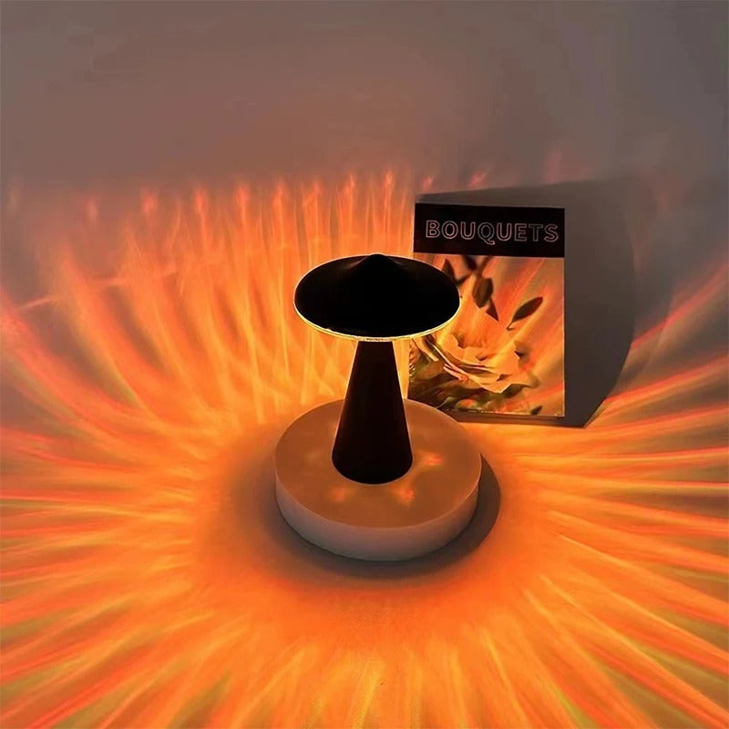 LED Mushroom Table Lamp - USB Dimmable Touch