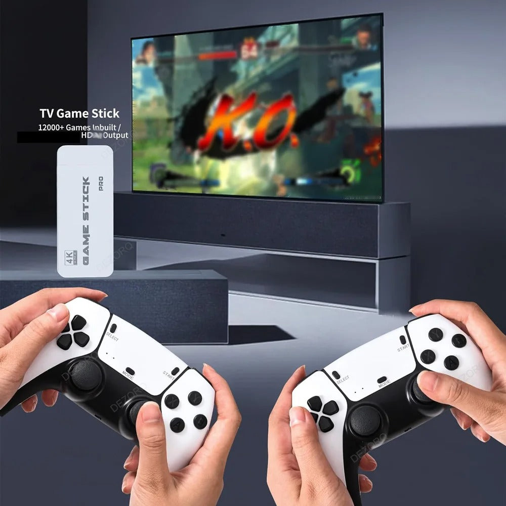 Game Stick™ 4k PRO + 2 PS5 controllers