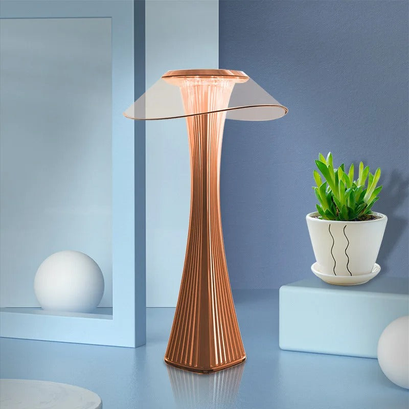 Crystal LED Table Lamp - Mood Projection Lamp for Restaurant and Bedroom