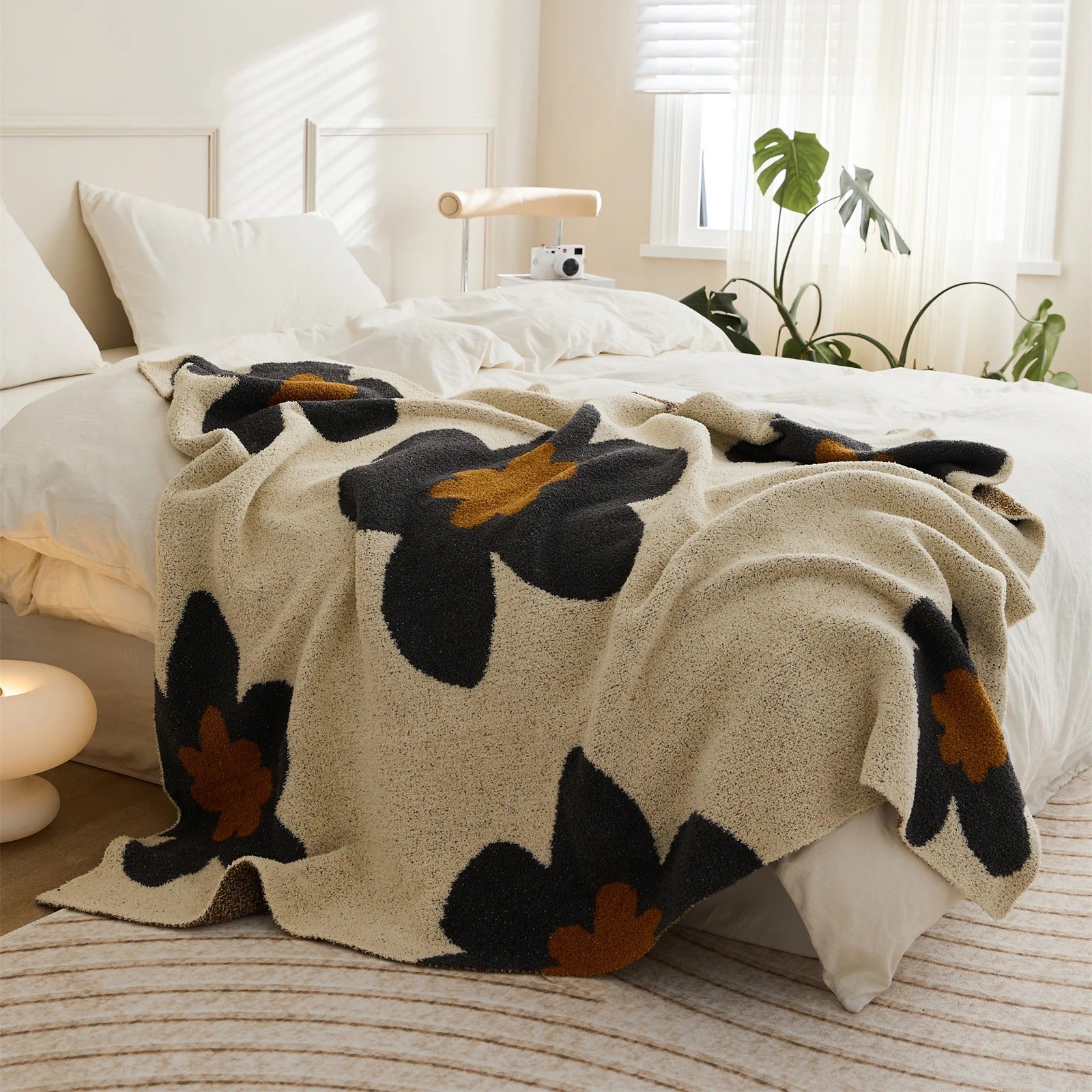 Super Soft Cozy Floral Blanket – Your Ultimate Comfort Companion!