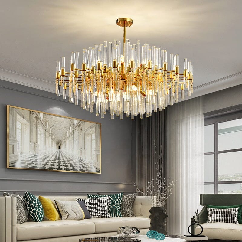 Crystal Vertex Chandelier