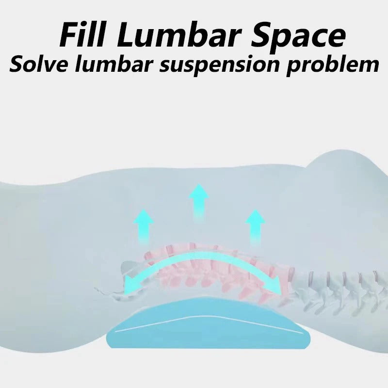 Almohada lumbar de espuma viscoelástica