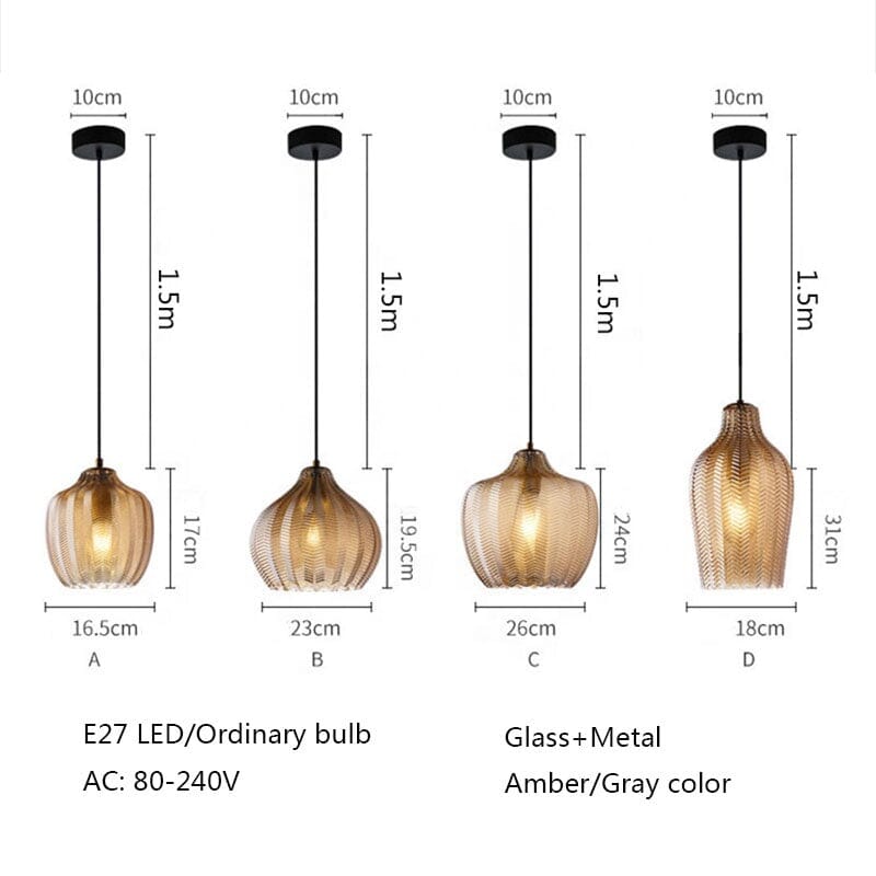 Mona Glass Pendant Lights